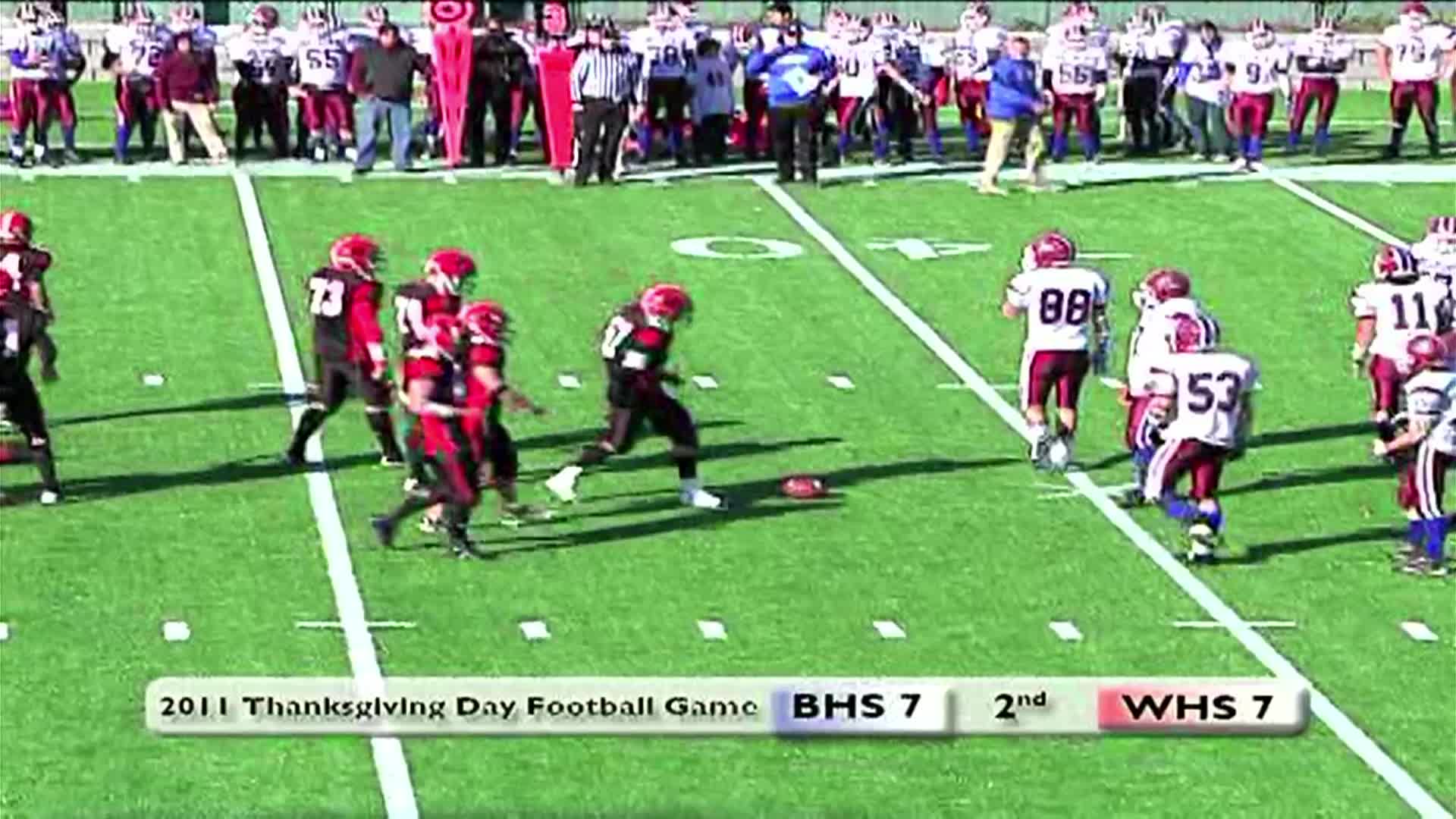 Thumbnail image for WHS Football vs Belmont - November 24, 2011