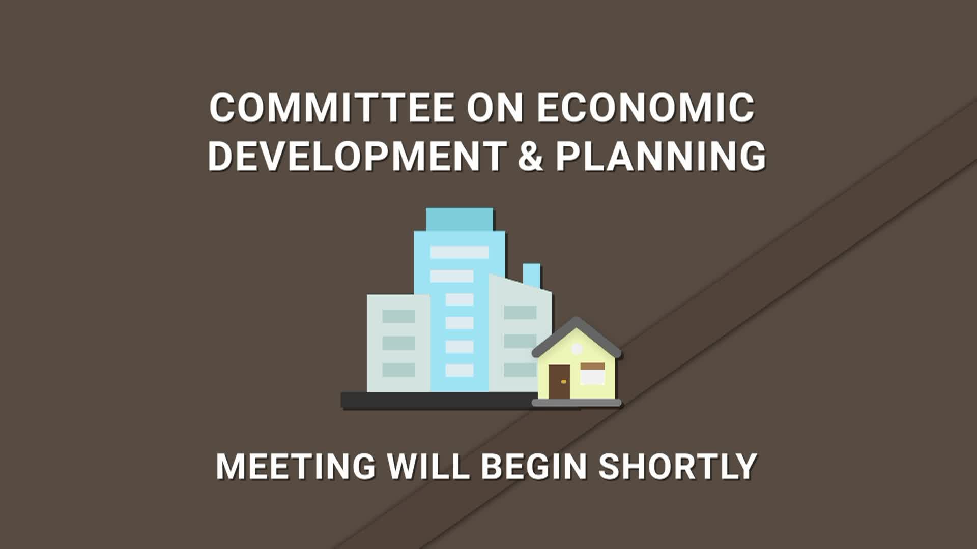 (Live) Committee on Economic Development and Planning - October 21, 2025