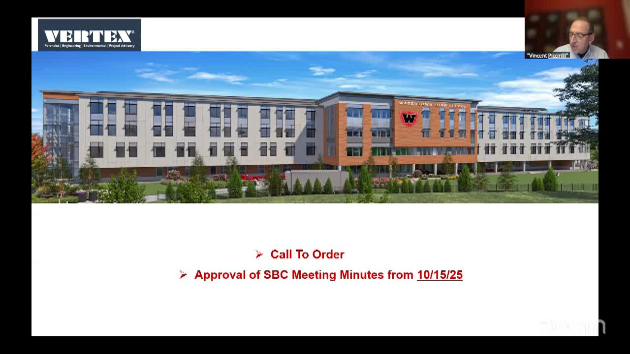 (Live) School Building Committee - November 19, 2025