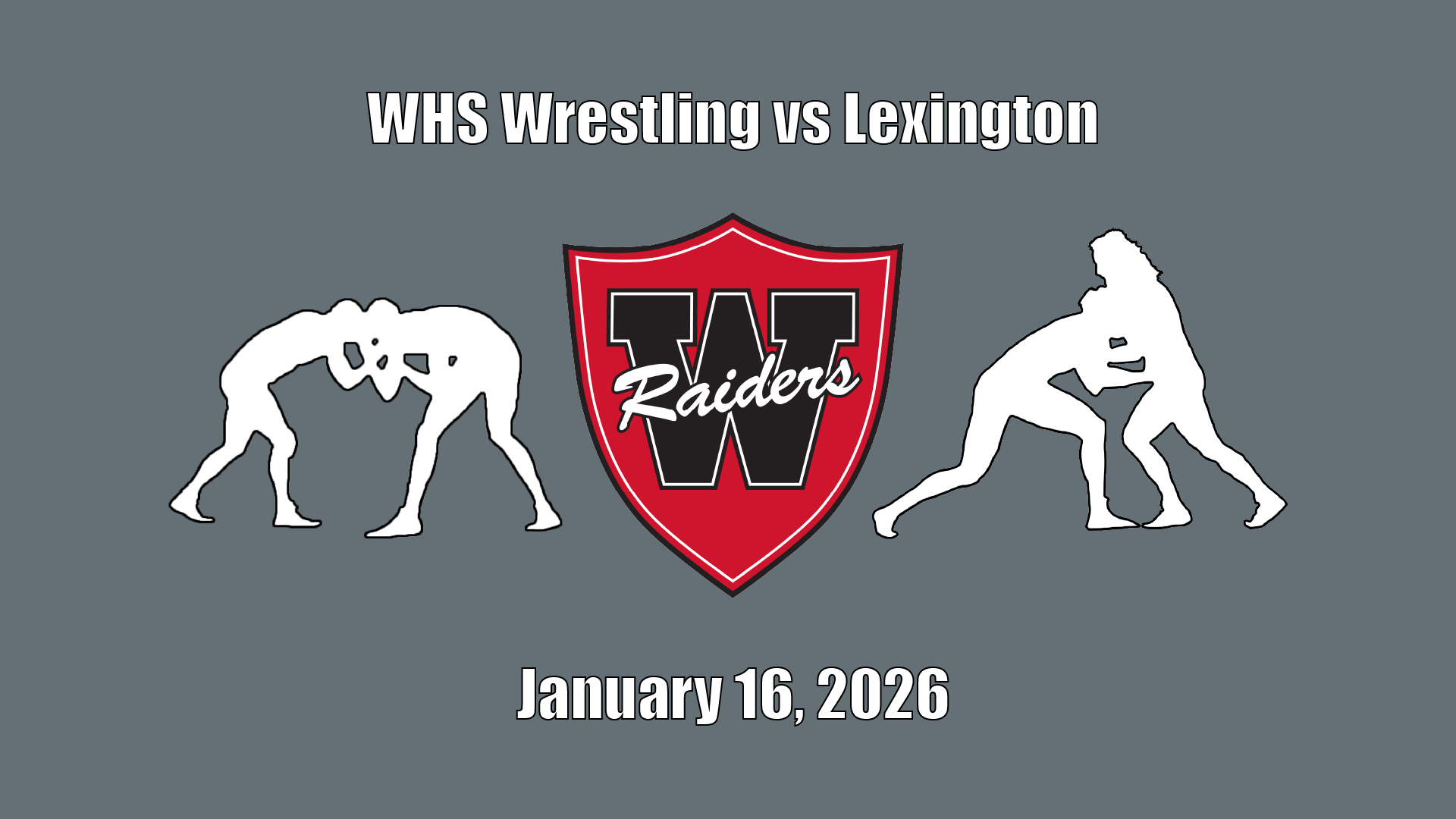 Thumbnail image for WHS Wrestling vs Lexington - January 16, 2026