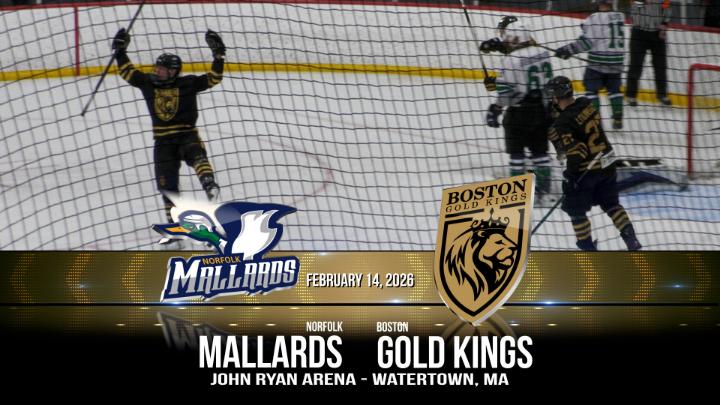 Thumbnail image for Boston Gold Kings vs Norfolk Mallards - February 14, 2026