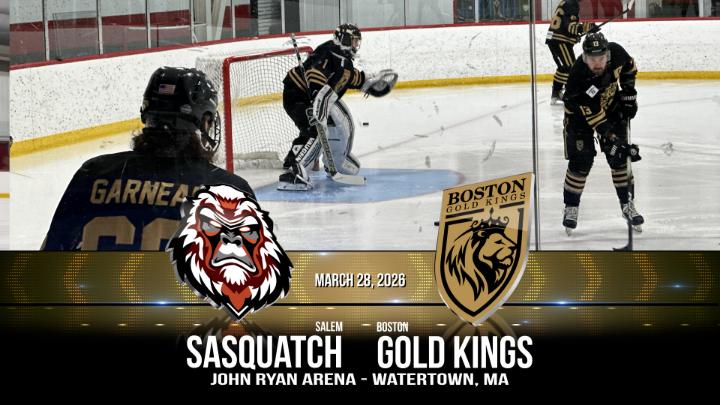 Thumbnail image for Boston Gold Kings vs Salem Sasquatch - March 28, 2026