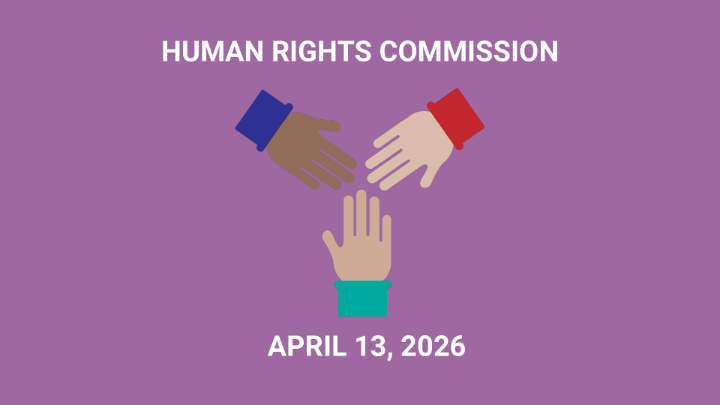 Thumbnail image for Human Rights Commission - April 13, 2026