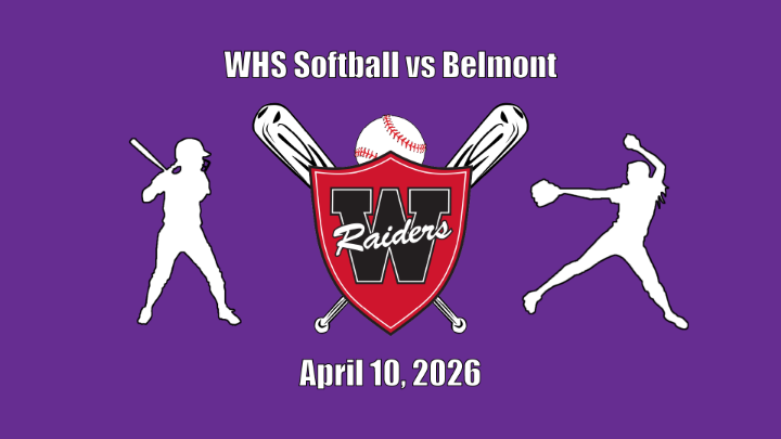 Thumbnail image for WHS Softball vs Belmont - April 10, 2026