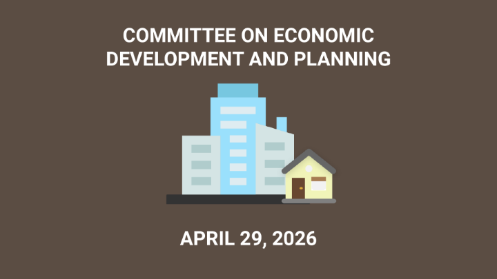Thumbnail image for Committee on Economic Development and Planning - April 29, 2026