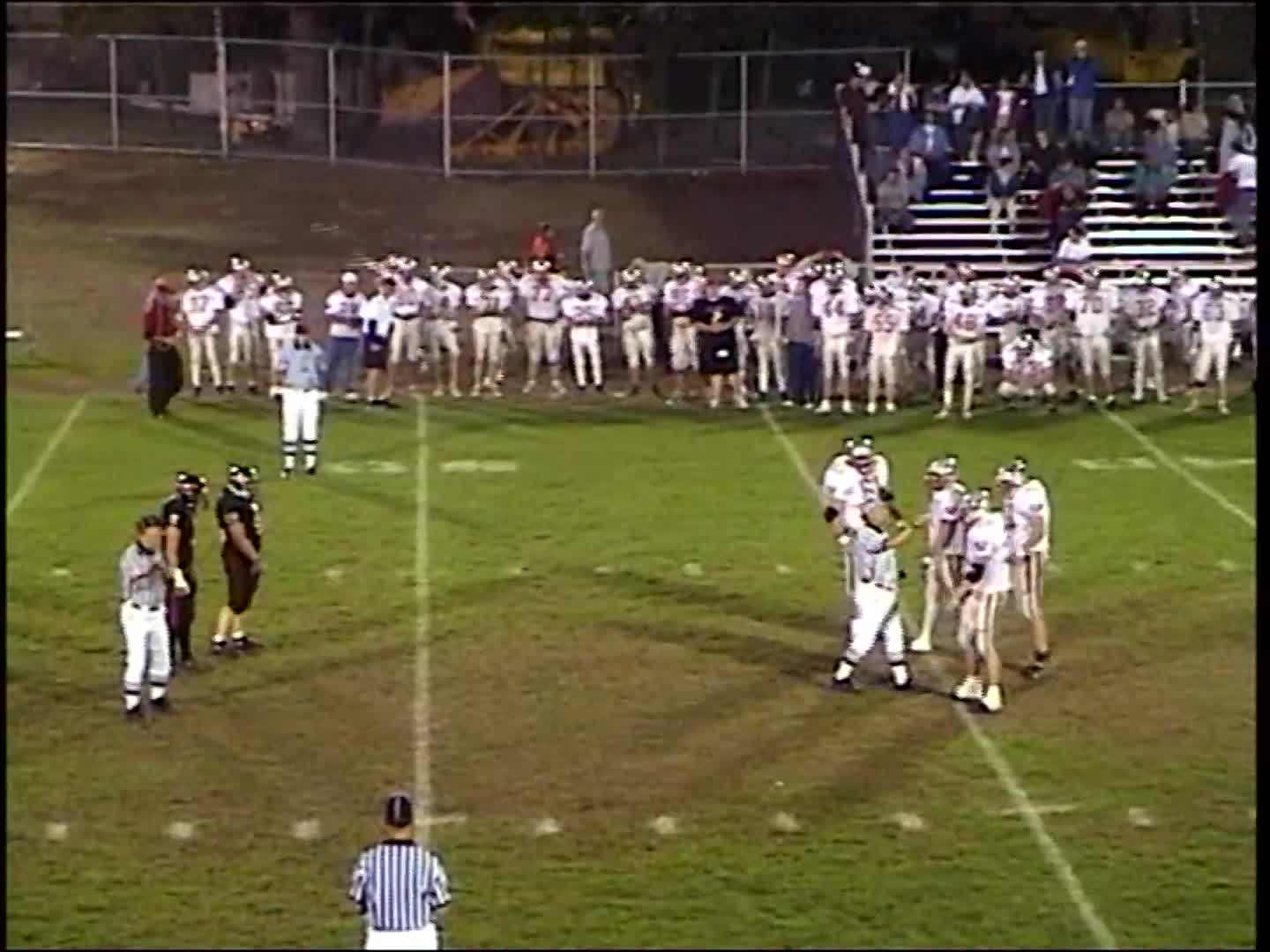 WHS Football vs Wakefield and Belmont - October 5 & November 22, 2001